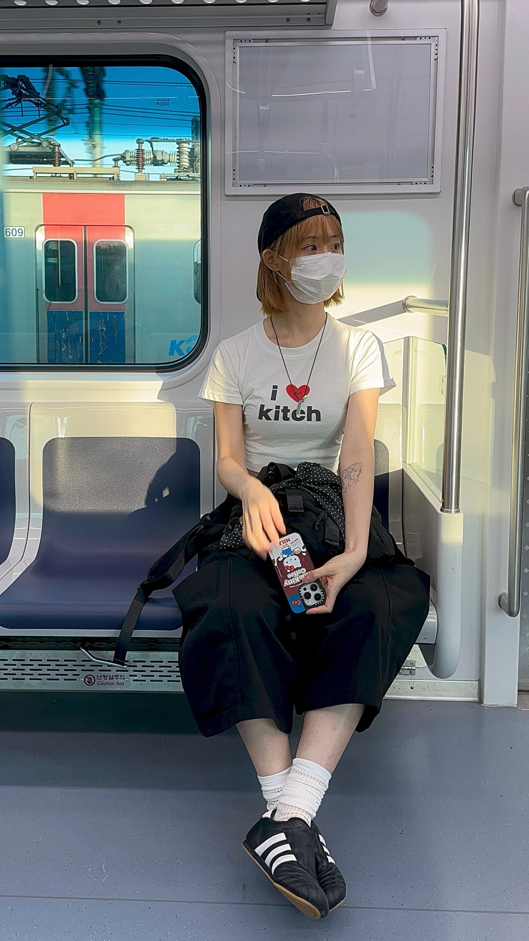 I Love Kitch Slim Fit Short Sleeve Tee