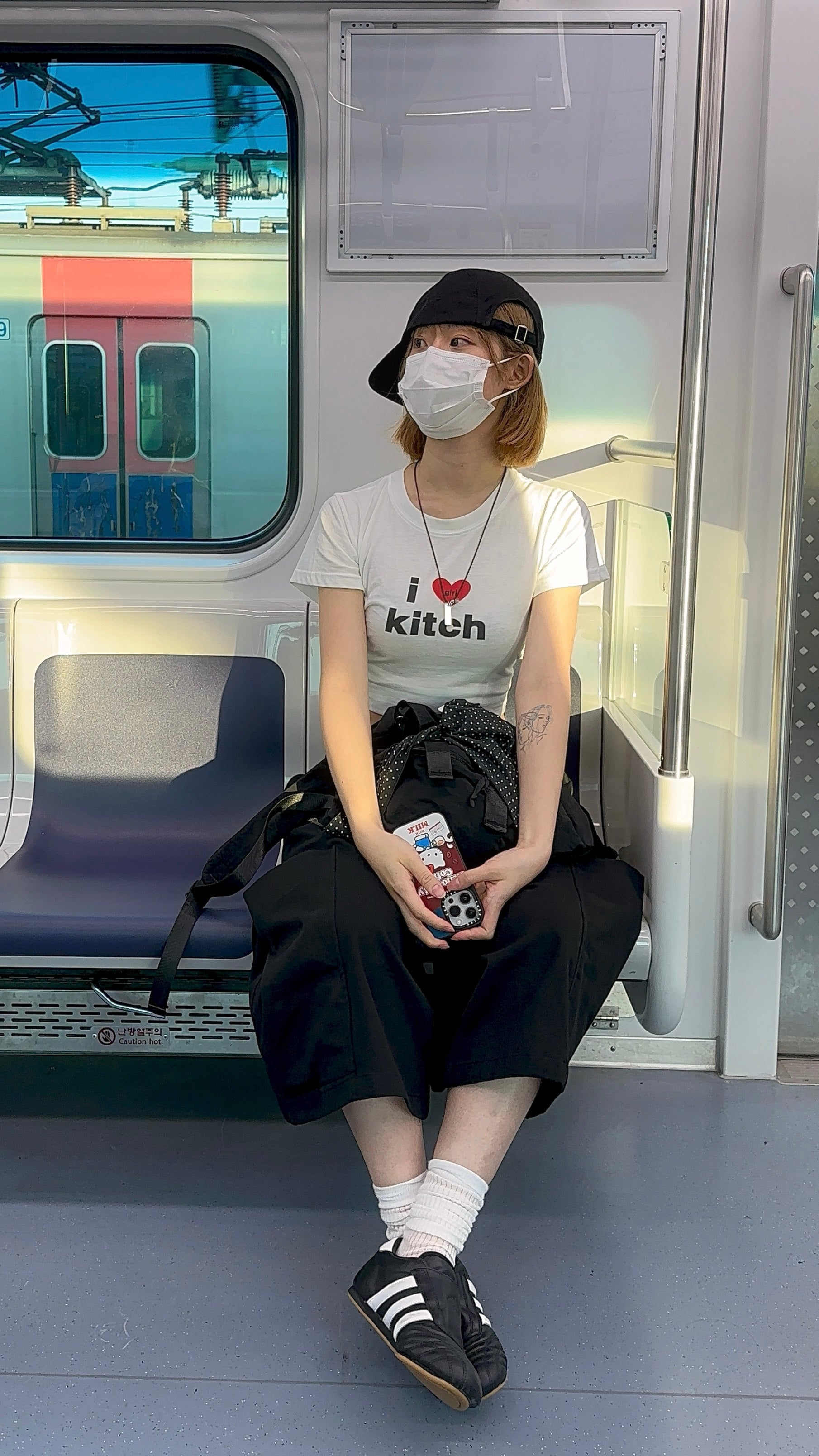 I Love Kitch Slim Fit Short Sleeve Tee