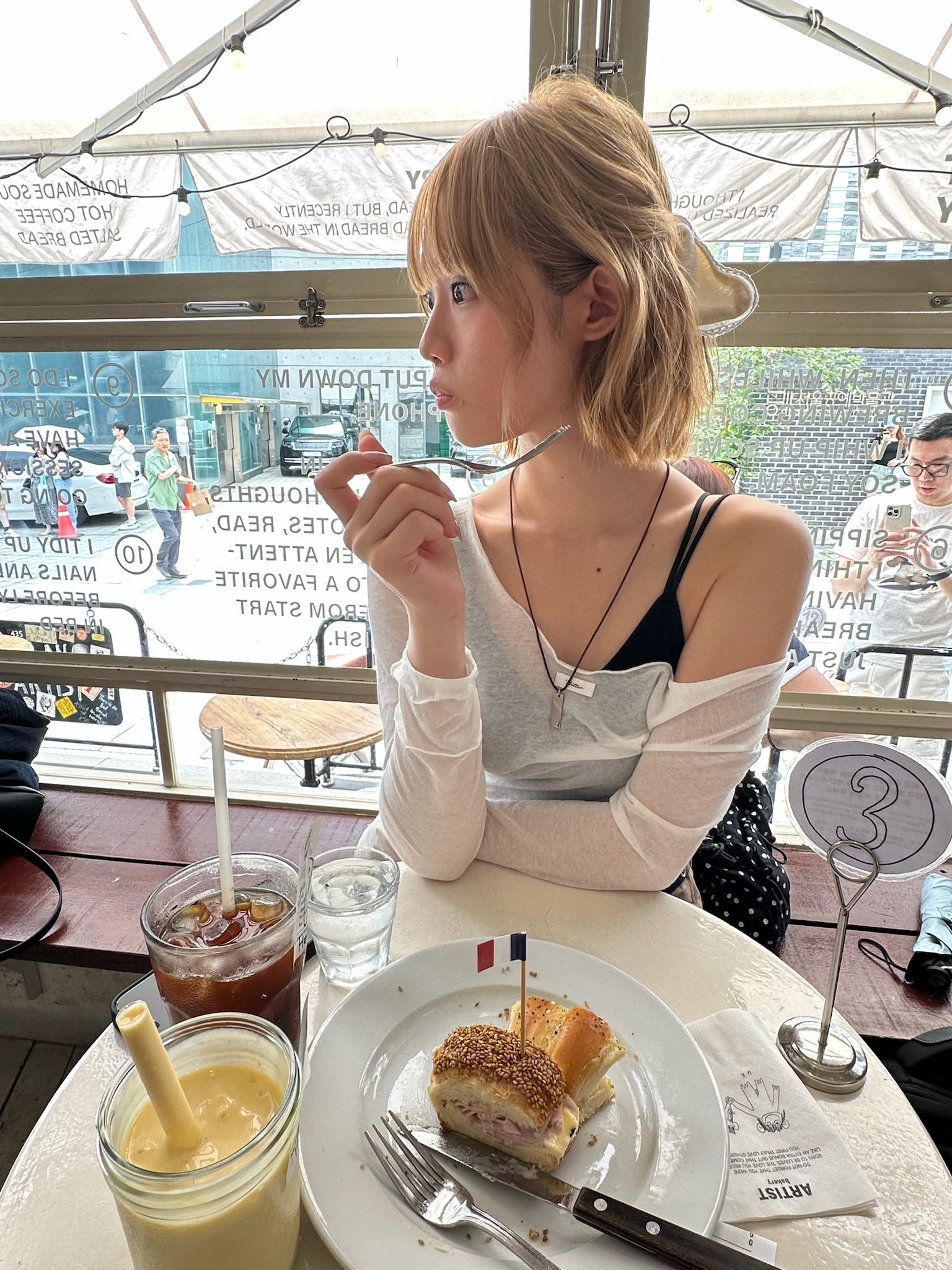 see through ruffle tee