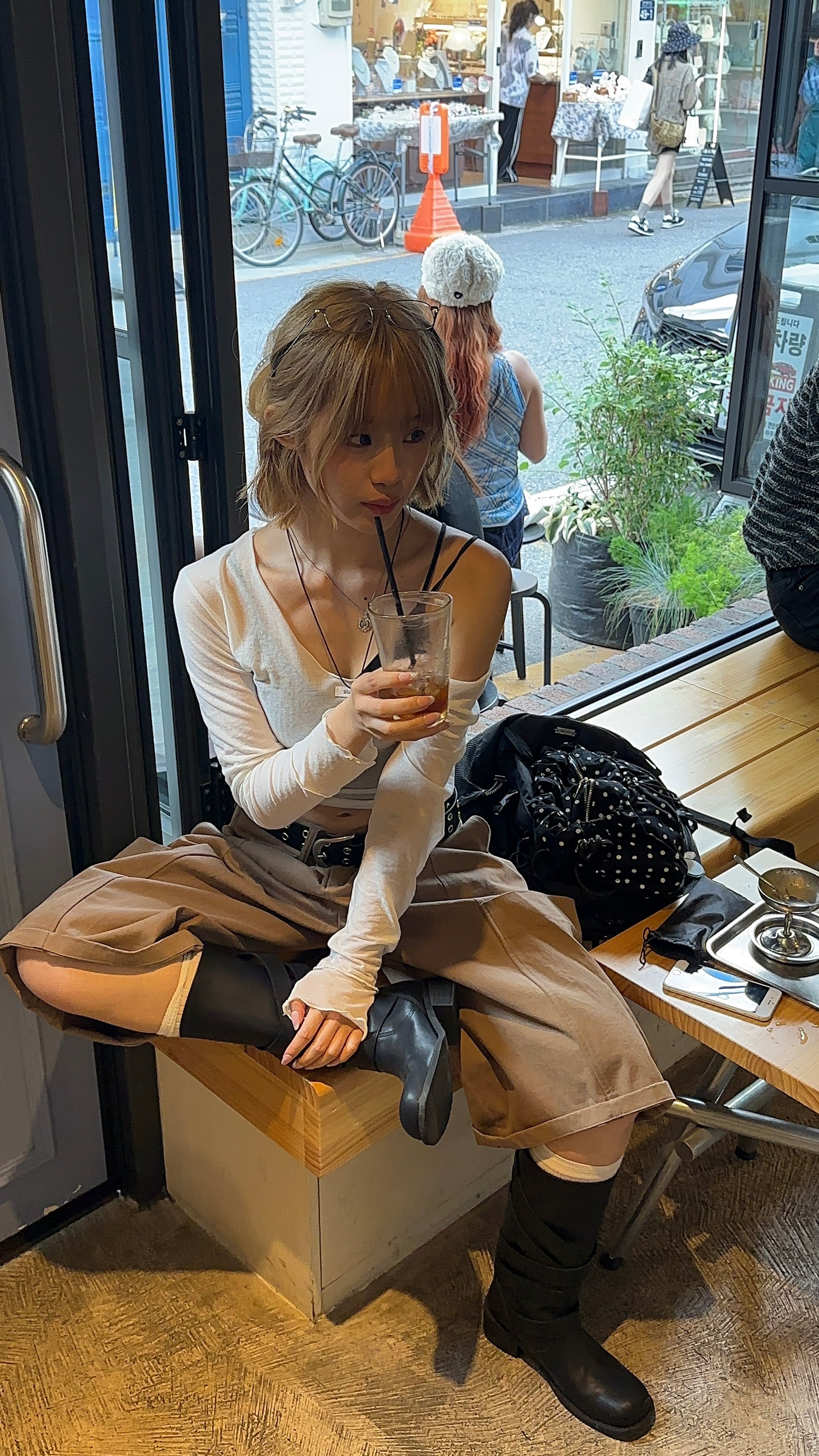 see through ruffle tee