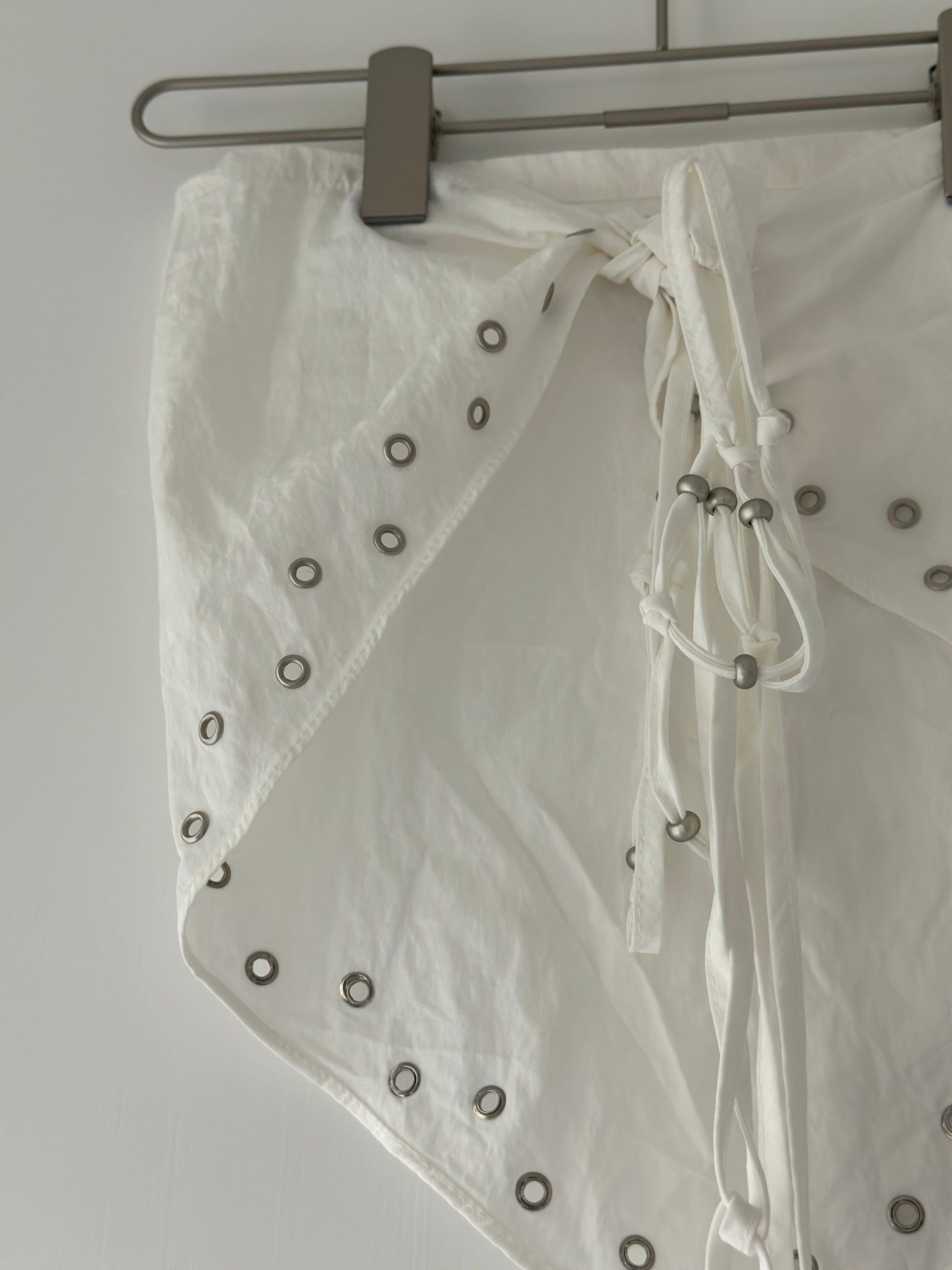 eyelet scarf skirt