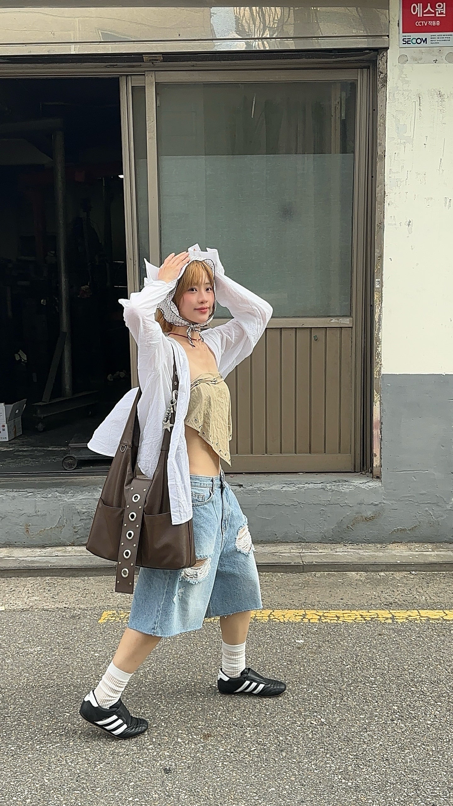 eyelet scarf skirt